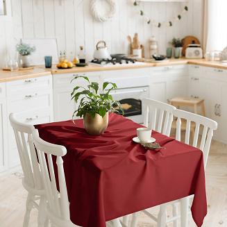 Obrus dekoracyjny VIVA 110x160 plamoodporny czerwony