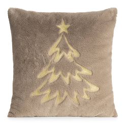 Poszewka dekoracyjna świąteczna 45x45 Eurofirany jasnobrązowy