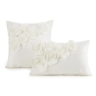 Poszewka dekoracyjna FLORES 45x45 Eurofirany kremowy