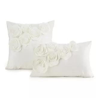 Poszewka dekoracyjna FLORES 45x45 Eurofirany kremowy
