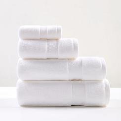 Ręcznik bawełniany Leo 100x150 biały