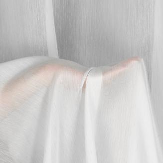 Firana gotowa na przelotkach LUNA 300x250 Eurofirany biała