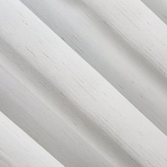 Firana gotowa na przelotkach LUNA 300x250 Eurofirany biała