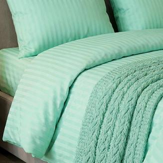 Komplet pościeli hotelowej adamaszek La Perriere 140x200 miętowa