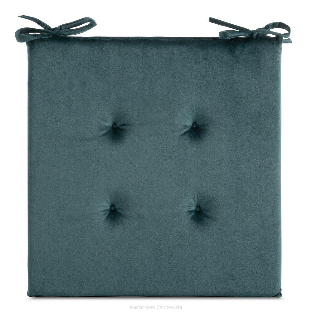 Poduszka na krzesło GAJA 40x40x3 Eurofirany ciemnoniebieski