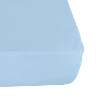 Prześcieradło ochronne z gumką jersey 180x200 Darymex niebieskie