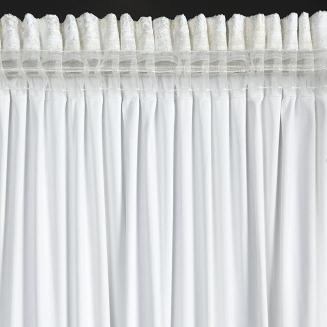 Zasłona gotowa AVENA 135x270 Eurofirany biały