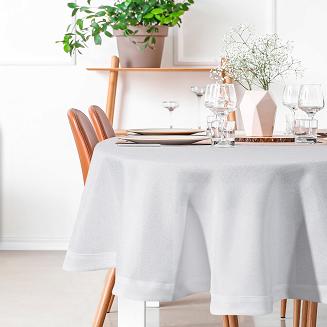 Obrus dekoracyjny STELLA 120 Eurofirany biały