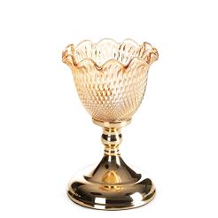 Świecznik dekoracyjny LUISA Eurofirany złoty