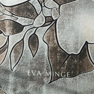 Pościel satynowa DAISY 160x200 Eva Minge Eurofirany stalowy