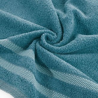 Ręcznik bawełniany RIKI 30x50 Eurofirany turkusowy