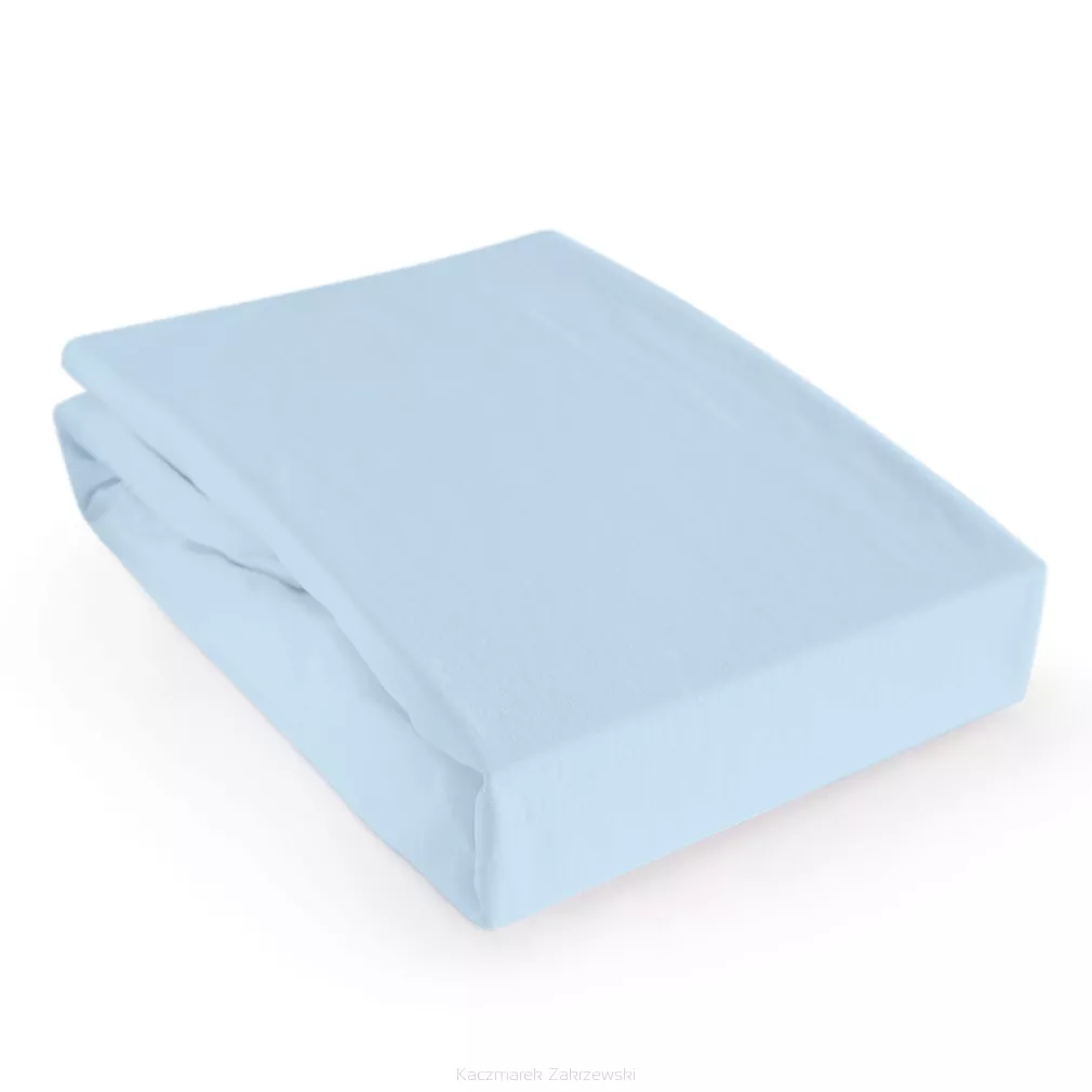 Prześcieradło ochronne z gumką jersey 70x140 Darymex niebieskie