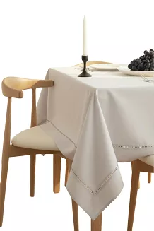 Obrus dekoracyjny CLASSY 140x240 szary z mereżką