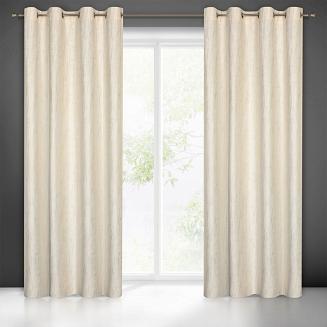 Zasłona gotowa na przelotkach MARSALA 140x250 Eurofirany kremowy/szampański