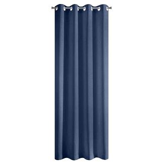 Zasłona gotowa na przelotkach ADORE 140x250 Design91 granatowy
