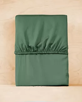 Prześcieradło Satyna Pure Zielone 160X200 Zg