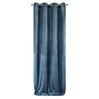 Zasłona gotowa na przelotkach IBBIE 140x250 Eurofirany granatowy