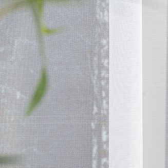 Firanka żakardowa gotowa na szelkach ELZA 300x170 biała