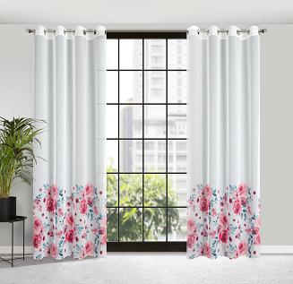 Zasłona gotowa na przelotkach CARLA 140x250 Eurofirany biały