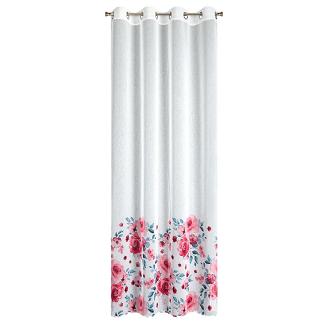 Zasłona gotowa na przelotkach CARLA 140x250 Eurofirany biały