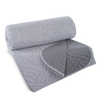 Narzuta dekoracyjna LEN 200x220 srebrny