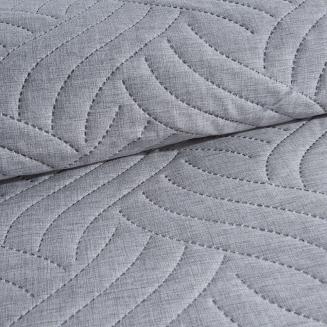 Narzuta dekoracyjna LEN 200x220 srebrny