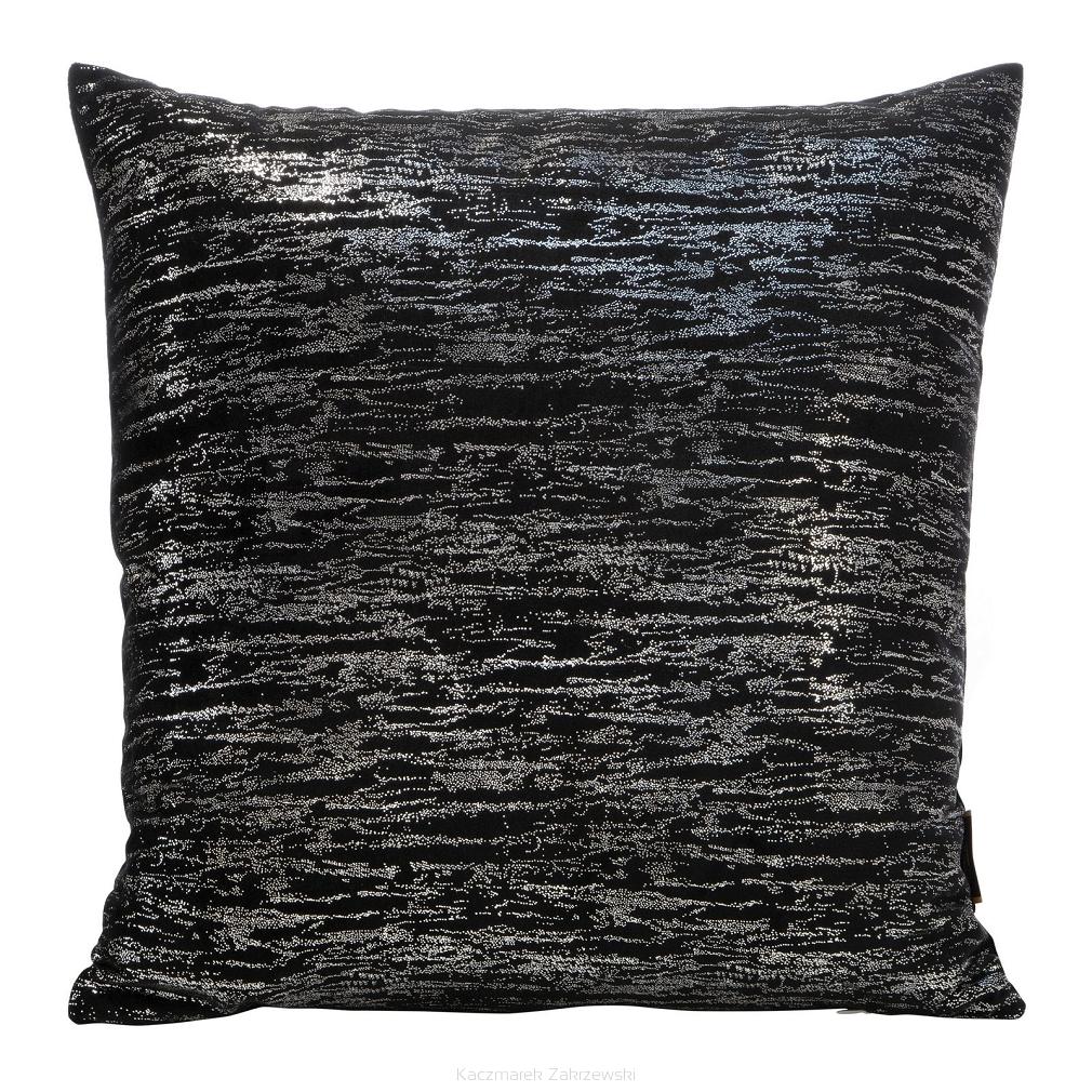 Poszewka dekoracyjna BLINK 45x45 Eurofirany czarny/srebrny