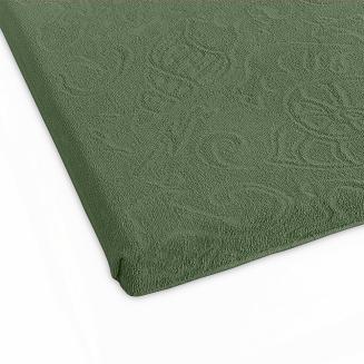 Prześcieradło frotte bez gumki Tulipan 175x220 ZWOLTEX zielone GRUBE