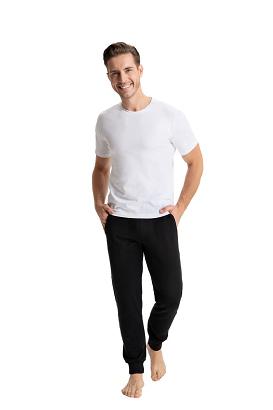 Spodnie dresowe męskie LUNA kod 891 czarne