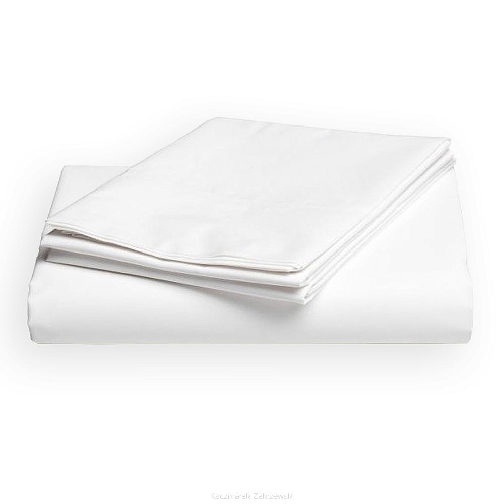 Prześcieradło hotelowe 220x240 Darymex białe gładkie