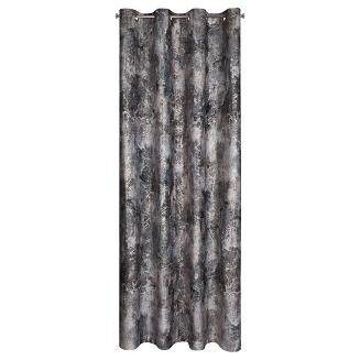 Zasłona gotowa na przelotkach ESTER 140x250 Eurofirany brązowy