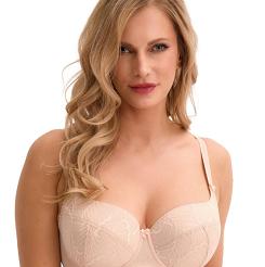 Biustonosz GAIA Full Cup Micaela 758 usztywniany beżowy