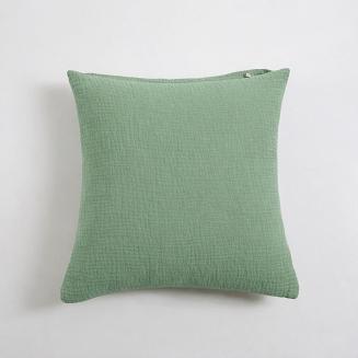 Oliwkowa Bawełniana Poszewka Muślinowa 40x40 Do Pościeli