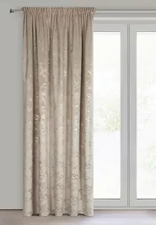 Zasłona gotowa na taśmie RAJA 140x270 Eurofirany beżowy