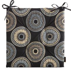 Poduszka na krzesło GARDEN 43x43x4 Eurofirany czarny