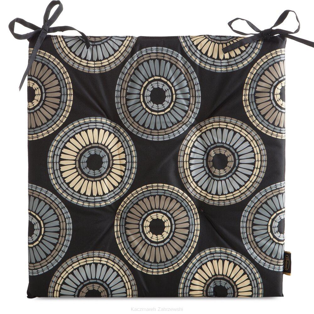 Poduszka na krzesło GARDEN 43x43x4 Eurofirany czarny