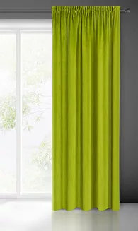 Zasłona gotowa na taśmie PIERRE 140x300 Pierre Cardin Eurofirany oliwkowy