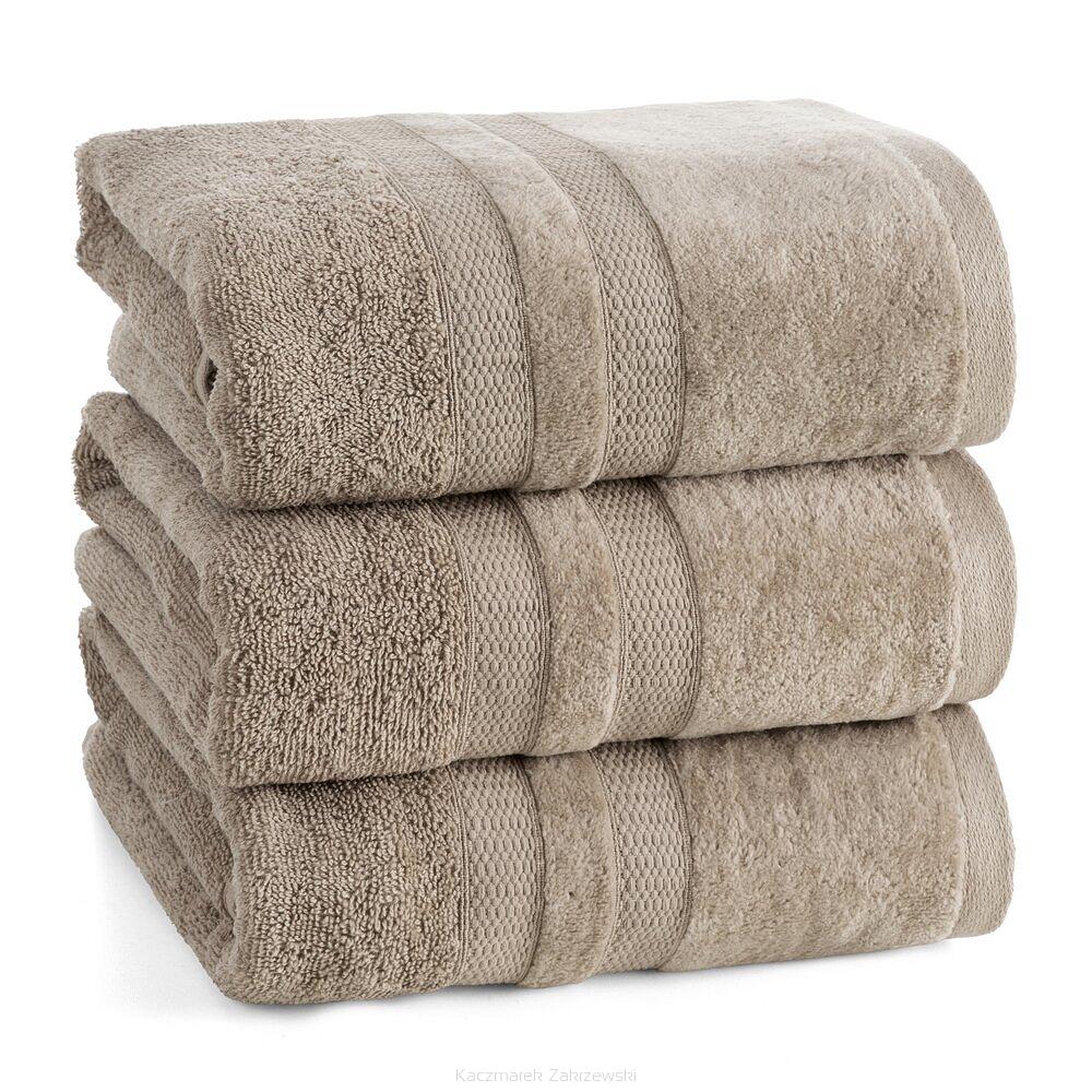 Ręcznik bawełniany PORTO 30x50 Eurofirany beżowy