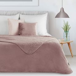 Koc narzuta TEDY 170x210 Eurofirany różowy