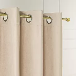 Zasłona gotowa na przelotkach EFE 140x260 półzaciemniająca cappuccino