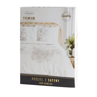 Pościel satynowa PREMIUM27 140x200 Eurofirany biały