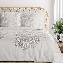 Pościel satynowa PREMIUM27 140x200 Eurofirany biały