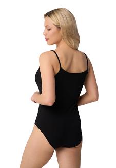 Body damskie na cienkich ramiączkach Holly czarne