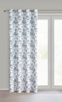 Zasłona gotowa na przelotkach BEVERLY 140x250 Eurofirany biały