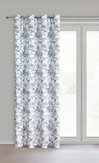 Zasłona gotowa na przelotkach BEVERLY 140x250 Eurofirany biały