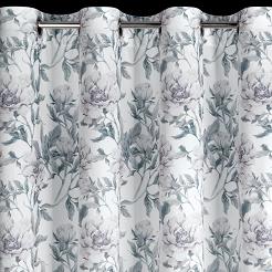 Zasłona gotowa na przelotkach BEVERLY 140x250 Eurofirany biały