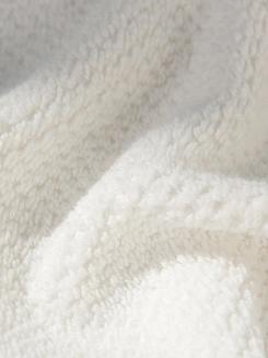 Ręcznik bawełniany o ryżowej strukturze Loren 100x150 biały