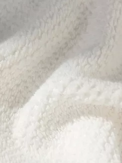 Ręcznik bawełniany o ryżowej strukturze Loren 100x150 biały