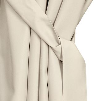 Zasłona gotowa na szelkach GARDEN 155x260 Eurofirany jasnobeżowy