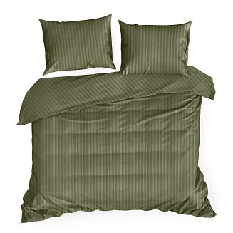 Pościel satynowa VERA 220x200 Eurofirany oliwkowy